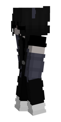 Black skin: body, left side render