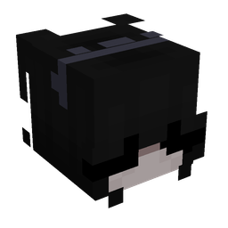 Black skin: head render