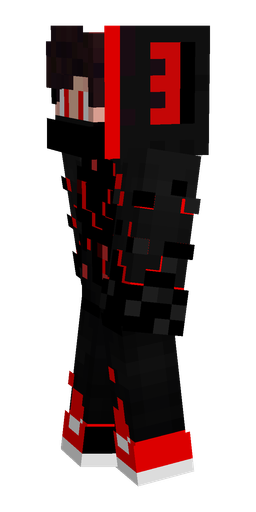 Black skin: body, left side render