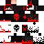 Black skin: raw texture render