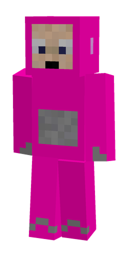 Pink skin: body, front render