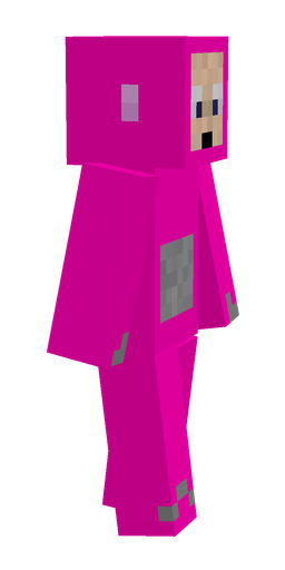 Pink skin: body, right side render