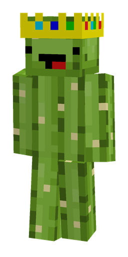 Green skin: body, front render