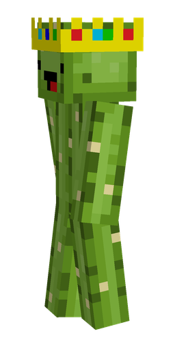 Green skin: body, left side render