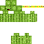 Green skin: raw texture render