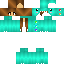Blue skin: raw texture render