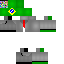 Classic skin: raw texture render