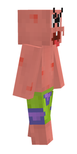 Red skin: body, right side render