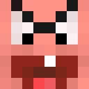 Red skin: face render