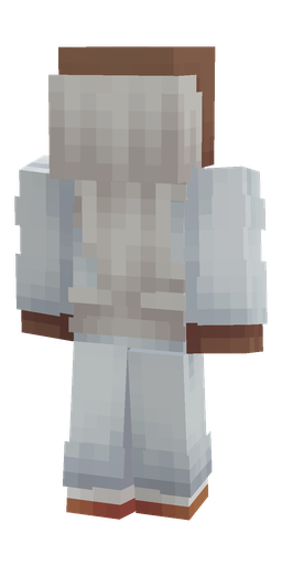 Blue skin: body, back render