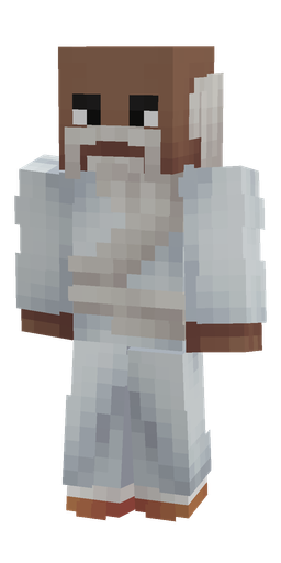 Blue skin: body, front render