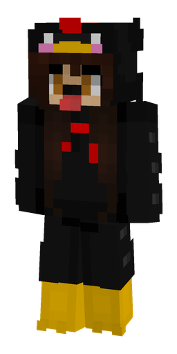 Black skin: body, front render