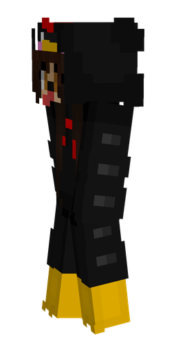 Black skin: body, left side render