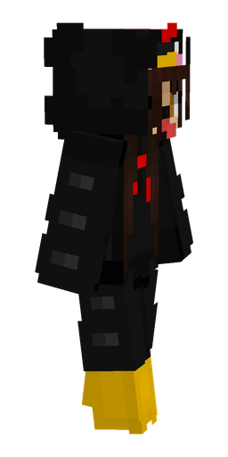 Black skin: body, right side render