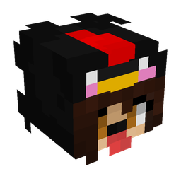 Black skin: head render