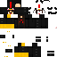 Black skin: raw texture render