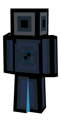 Black skin: body, back render