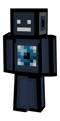 Black skin: body, front render
