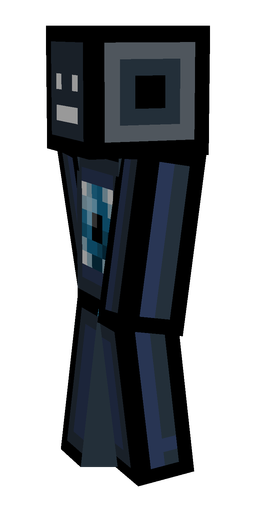Black skin: body, left side render