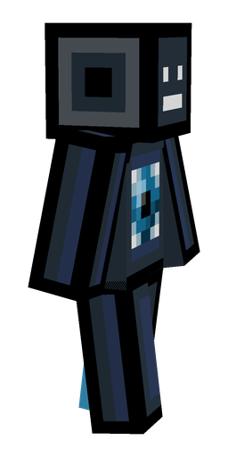 Black skin: body, right side render