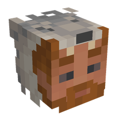 Brown skin: head render