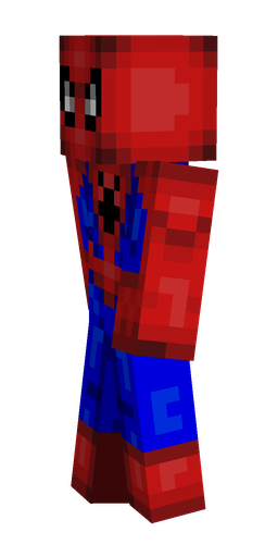 Blue skin: body, left side render