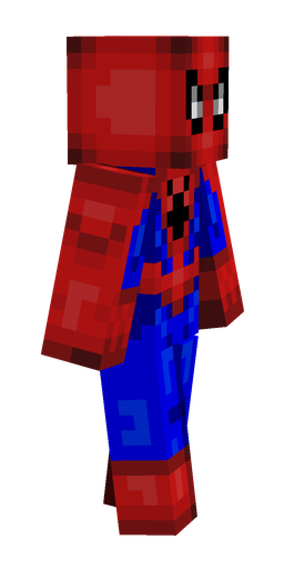Blue skin: body, right side render