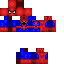 Blue skin: raw texture render