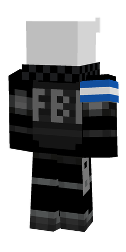 Black skin: body, back render