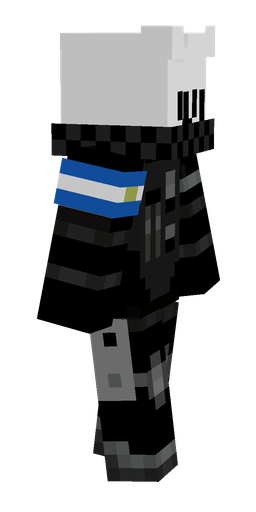 Black skin: body, right side render