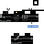 Black skin: raw texture render