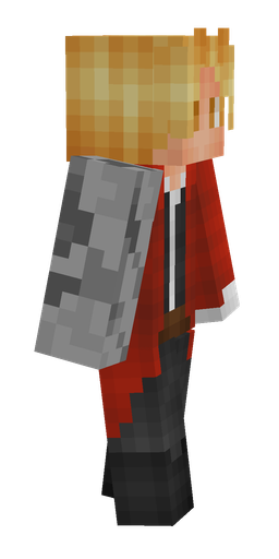 Black skin: body, right side render