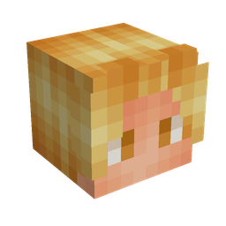 Black skin: head render