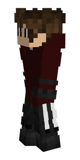 Black skin: body, left side render