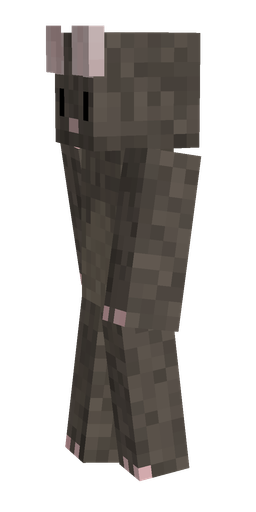 Black skin: body, left side render