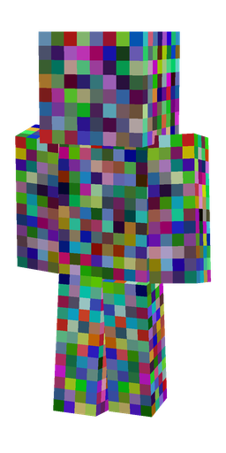 Blue skin: body, back render