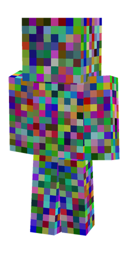 Blue skin: body, front render
