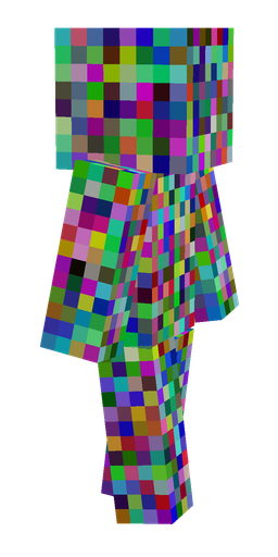 Blue skin: body, right side render