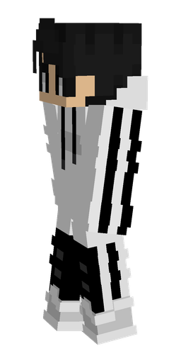 Black skin: body, left side render