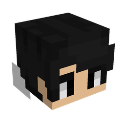Black skin: head render