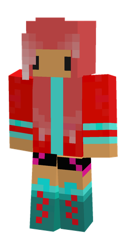 Blue skin: body, front render