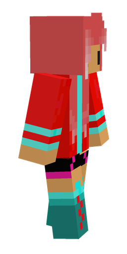 Blue skin: body, right side render
