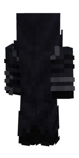 Black skin: body, back render
