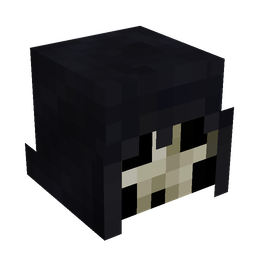 Black skin: head render