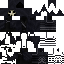 Black skin: raw texture render