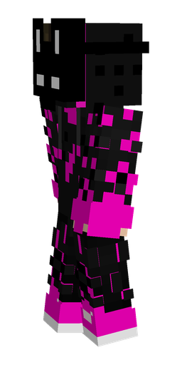 Black skin: body, left side render