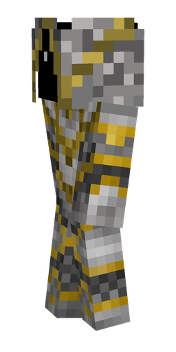 Black skin: body, left side render