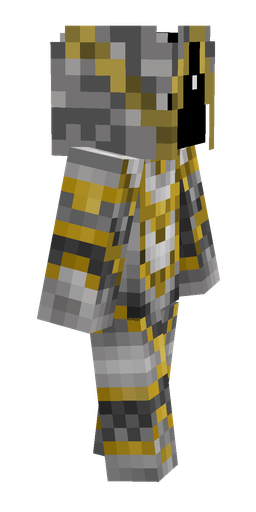 Black skin: body, right side render