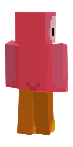 Brown skin: body, back render