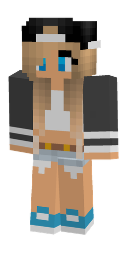 Black skin: body, front render